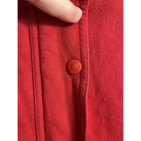 Ralph Lauren Jeans Co. Red cotton hoodie zip up jacket size Petite Medium - Picture 5 of 11